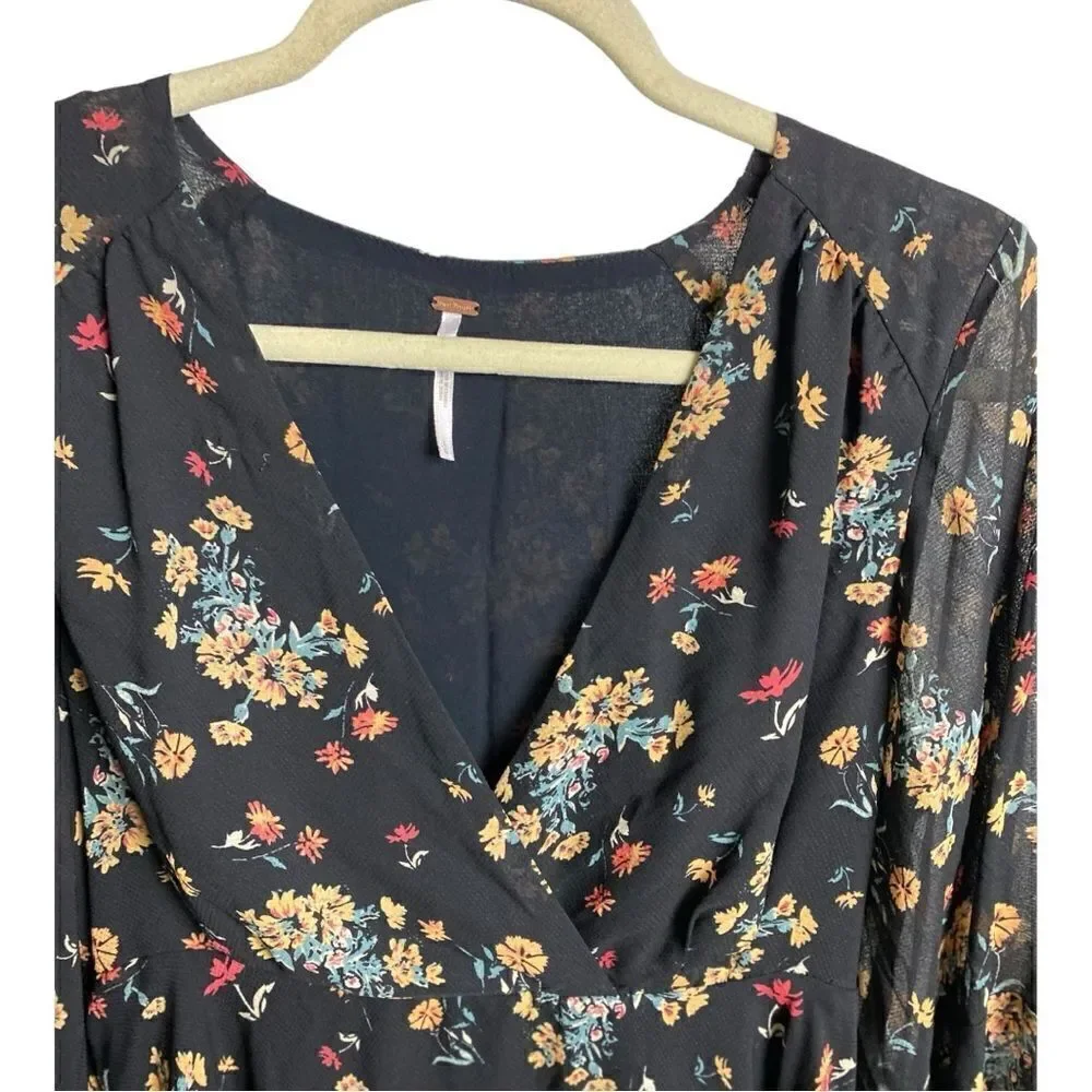 #315 FREE PEOPLE Lilou Floral Mini Dress - Picture 5 of 9